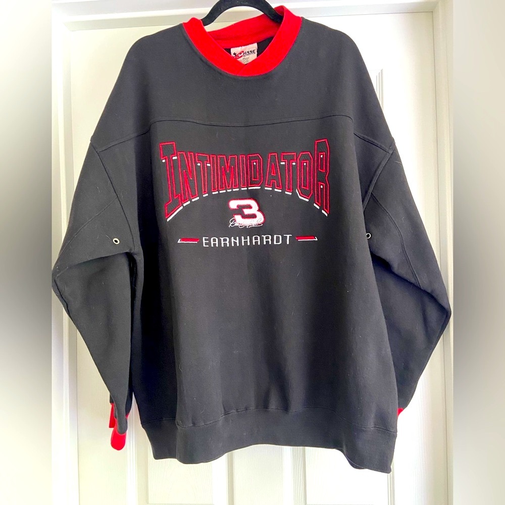 Chase Authentics Black and Red Crewneck Sweater